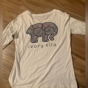 White Ivory Ella long sleeve shirt